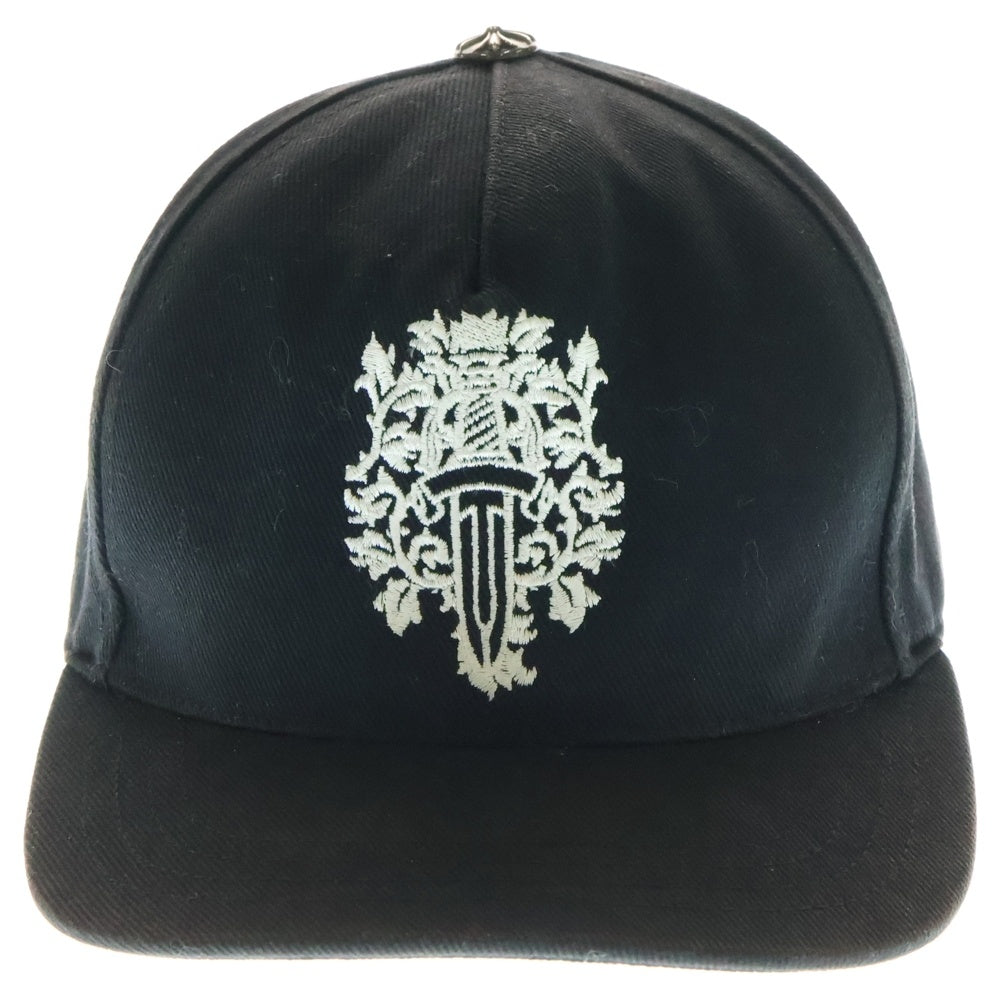 CHROME HEARTS(クロムハーツ) BASEBALL TRUCKER ベースボール トラッカーキャップ ダガー刺繍 帽子 ブラック