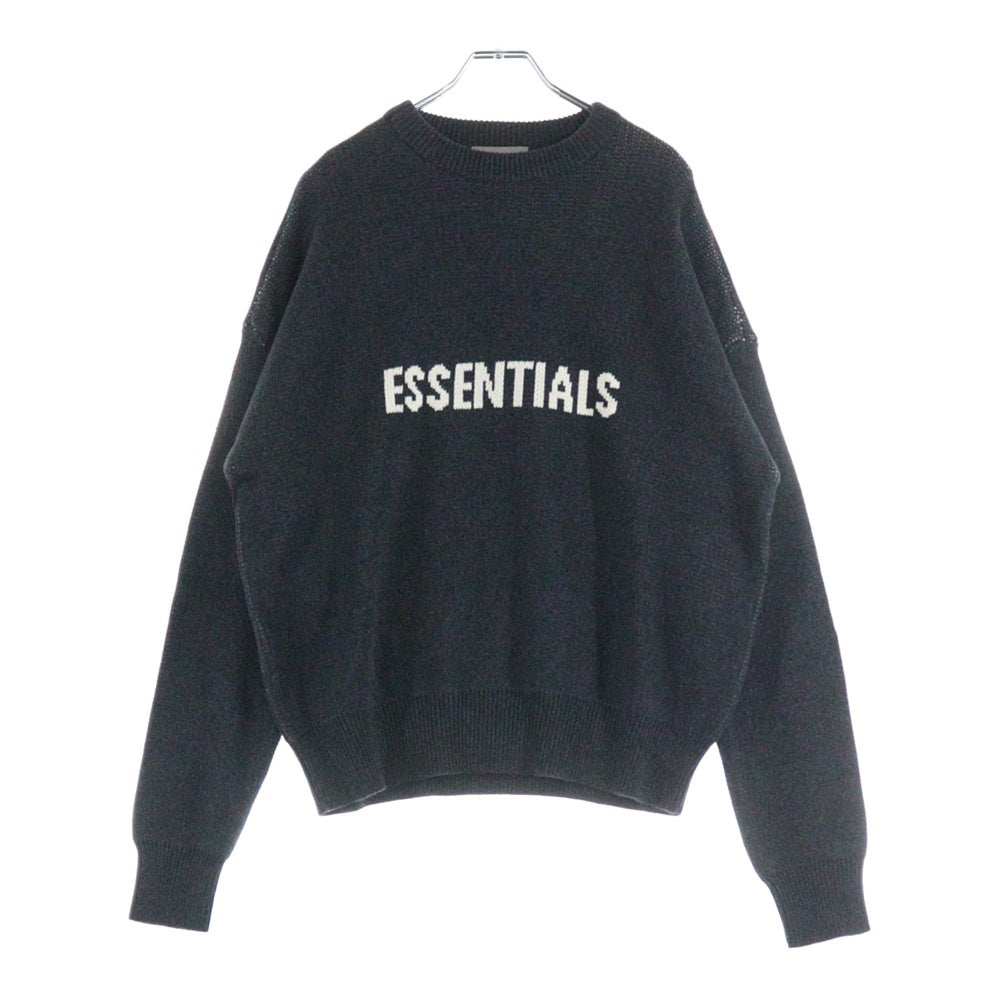 FEAR OF GOD ESSENTIALS(フィアオブゴッド エッセンシャルズ) KNIT SWEATER クルーネックニットセーター グレー