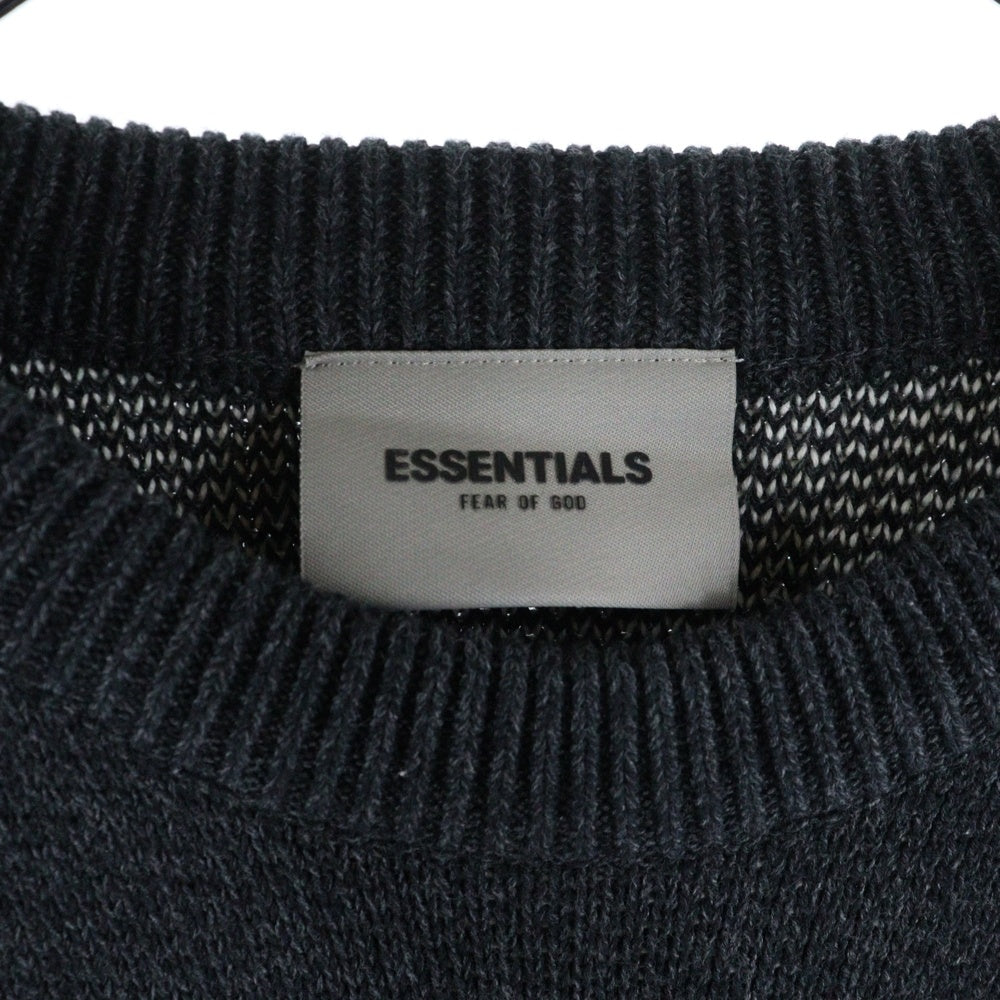 FEAR OF GOD ESSENTIALS(フィアオブゴッド エッセンシャルズ) KNIT SWEATER クルーネックニットセーター グレー