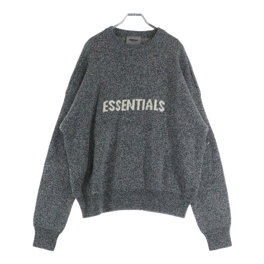 FEAR OF GOD ESSENTIALS(フィアオブゴッド エッセンシャルズ) KNIT SWEATER クルーネックニットセーター グレー