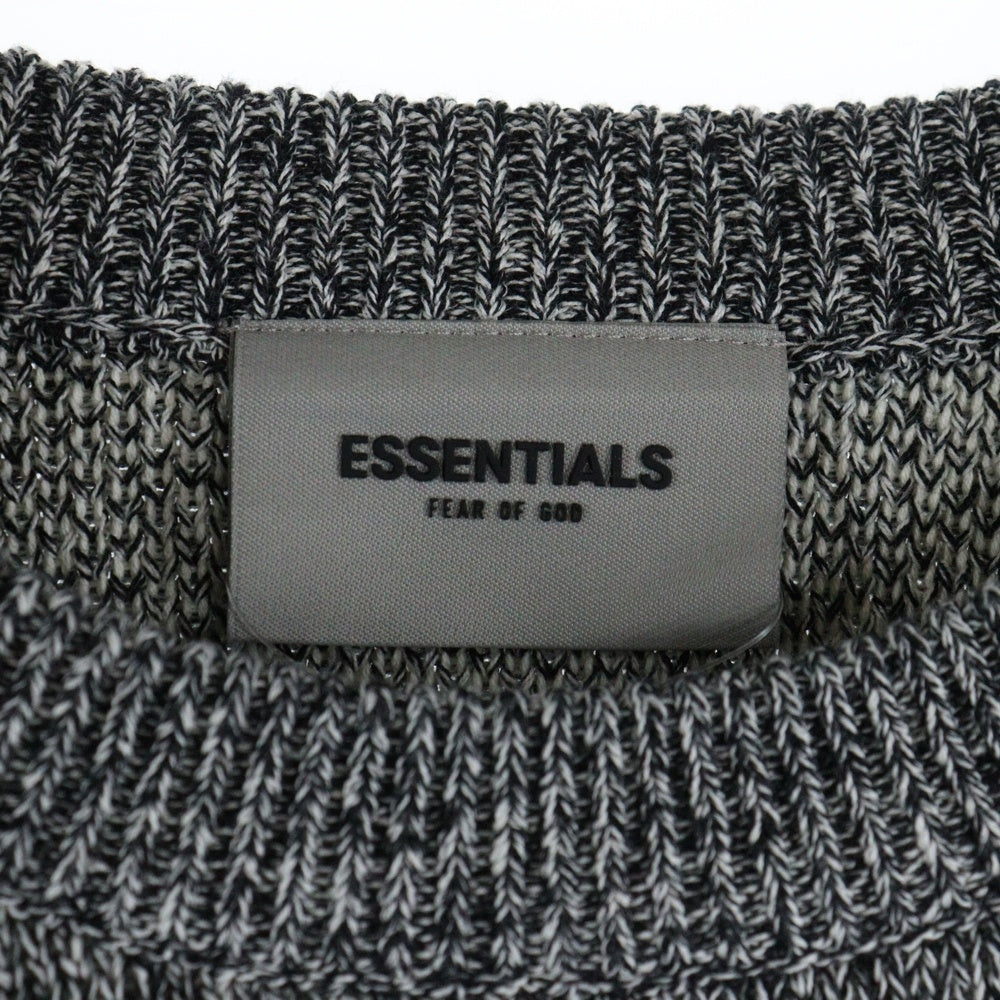 FEAR OF GOD ESSENTIALS(フィアオブゴッド エッセンシャルズ) KNIT SWEATER クルーネックニットセーター グレー