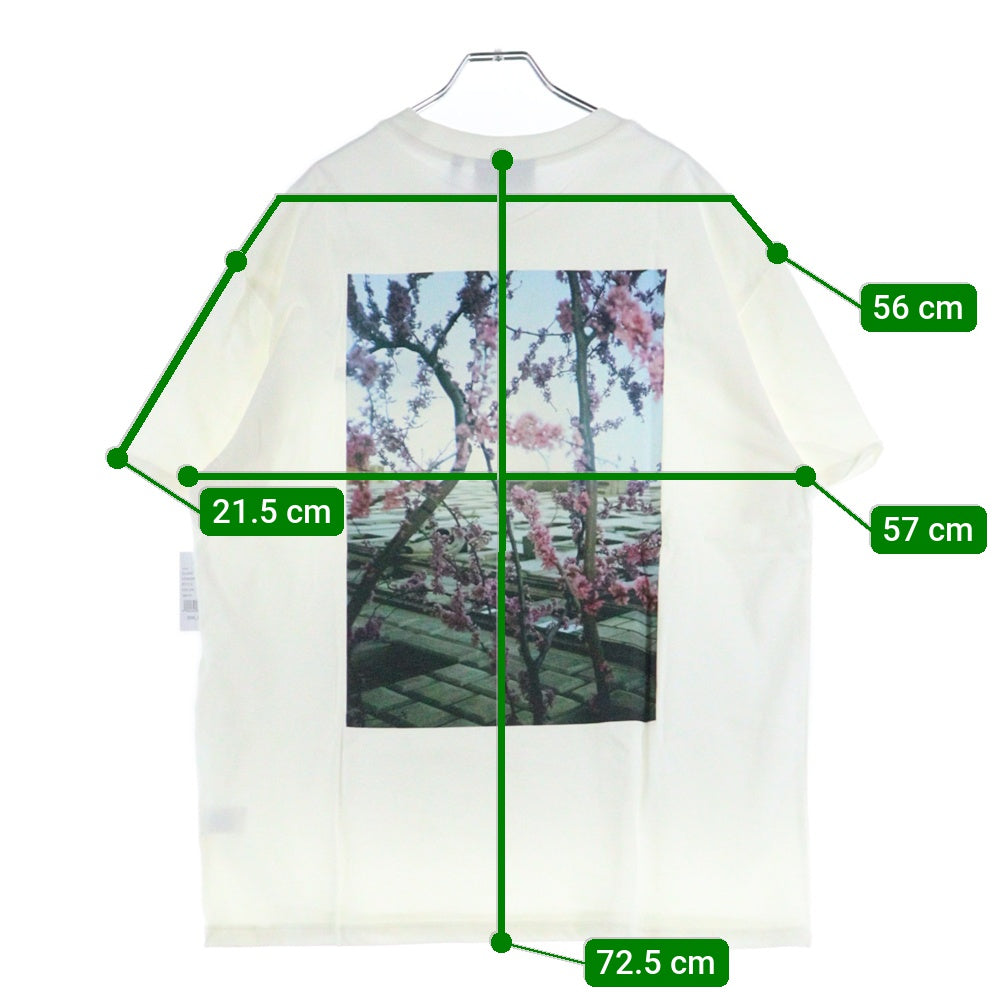 FEAR OF GOD ESSENTIALS(フィアオブゴッド エッセンシャルズ) S/S T-SHIRT FLOWER フラワーフォト 半袖Tシャツ ホワイト