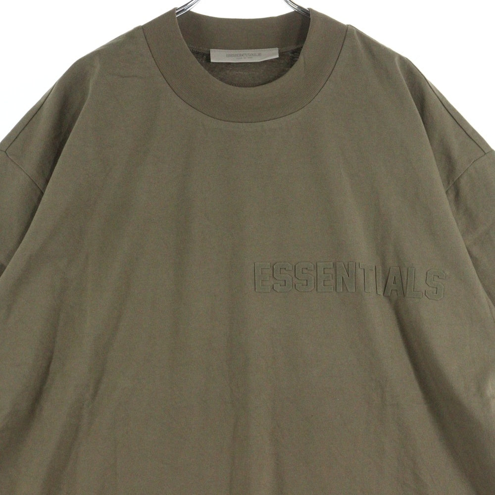 FEAR OF GOD ESSENTIALS(フィアオブゴッド エッセンシャルズ) S/S T-SHIRT フェルトロゴ 半袖Tシャツ ブラウン