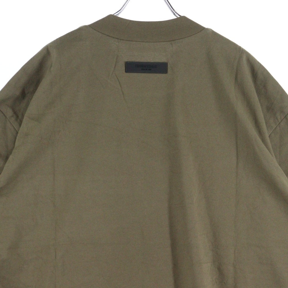FEAR OF GOD ESSENTIALS(フィアオブゴッド エッセンシャルズ) S/S T-SHIRT フェルトロゴ 半袖Tシャツ ブラウン