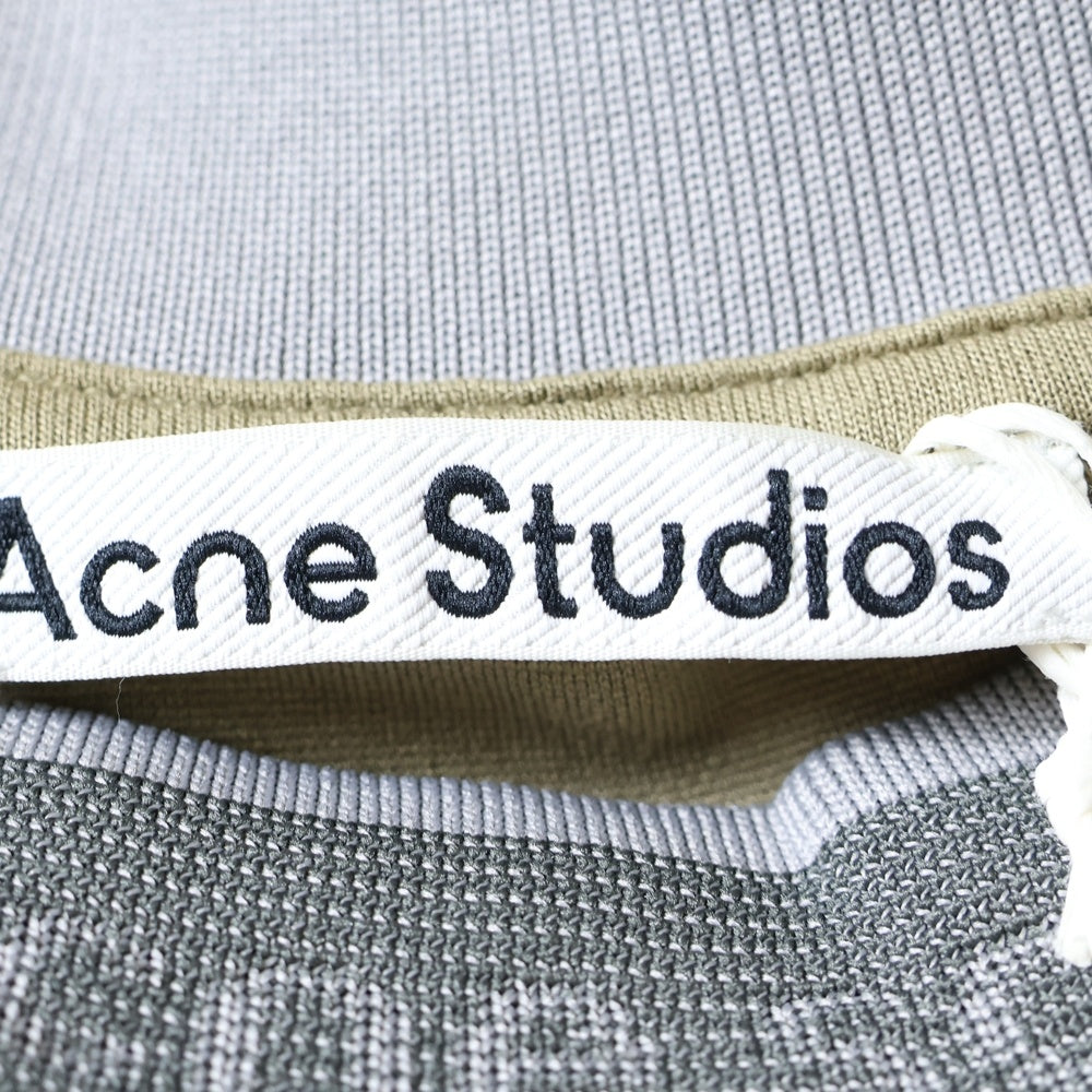 Acne Studios(アクネ ストゥディオズ) Neck Logo T-Shirt ネックロゴ 半袖Tシャツ ベージュ FN-MN-TSHI000349 BL0282-