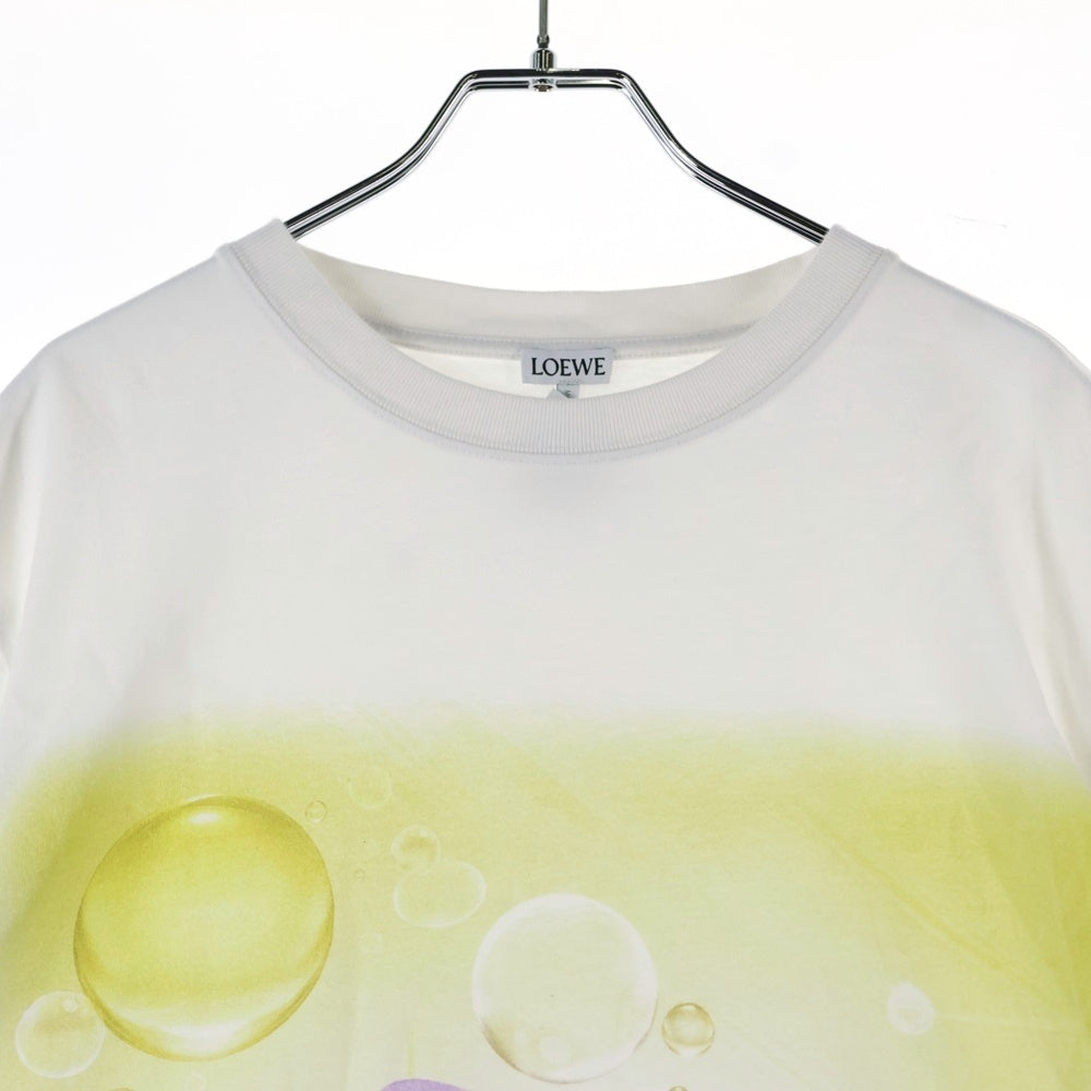 LOEWE(ロエベ) Soap Printed T-Shirt ソープ 石鹸 アナグラム刺繍 半袖Tシャツ ホワイト S540Y22X19