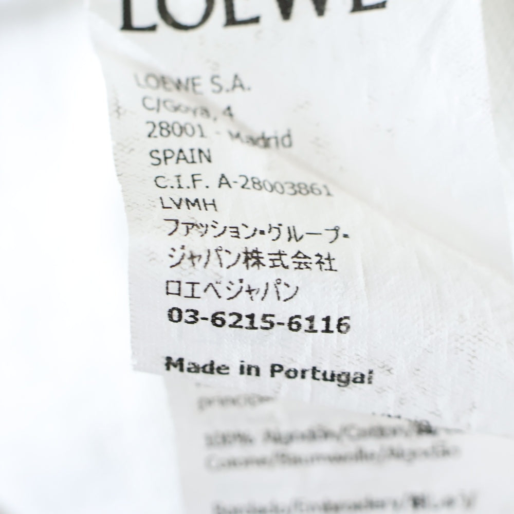 LOEWE(ロエベ) Soap Printed T-Shirt ソープ 石鹸 アナグラム刺繍 半袖Tシャツ ホワイト S540Y22X19