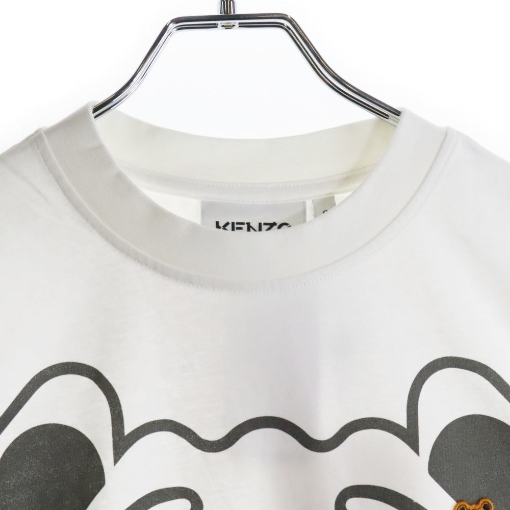KENZO(ケンゾー) K-Tiger T-Shirt タイガープリント 半袖Tシャツ カットソー ホワイト FB65TS5224SA