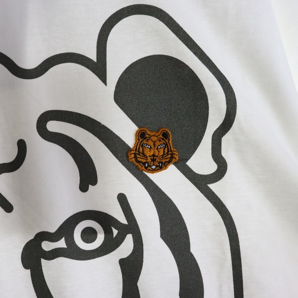 KENZO(ケンゾー) K-Tiger T-Shirt タイガープリント 半袖Tシャツ カットソー ホワイト FB65TS5224SA