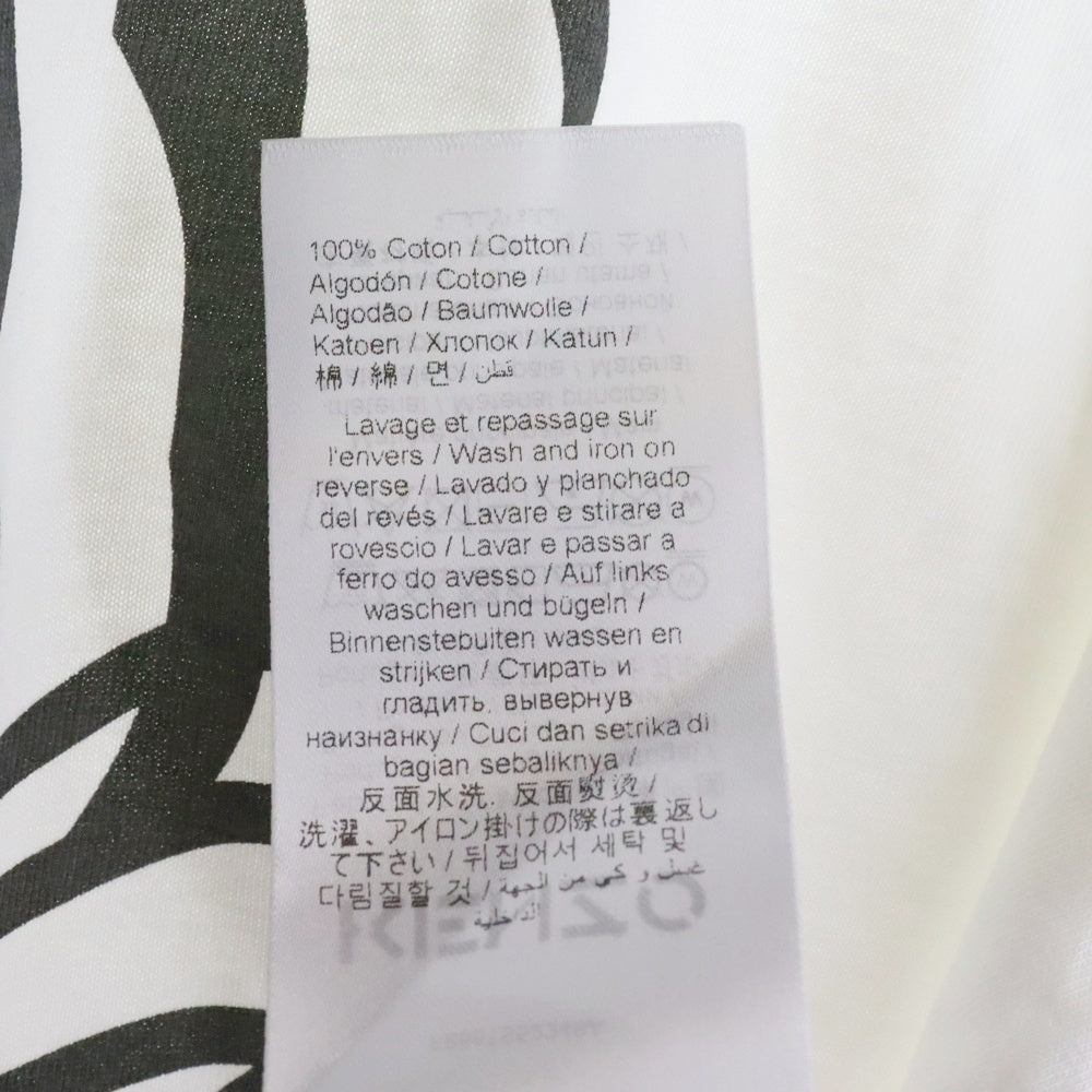 KENZO(ケンゾー) K-Tiger T-Shirt タイガープリント 半袖Tシャツ カットソー ホワイト FB65TS5224SA