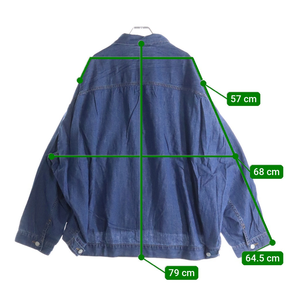 MIHARA YASUHIRO(ミハラヤスヒロ) Cotton Tencel Denim Jacket デニムジャケット 長袖デニムシャツ インディゴ I12BL001