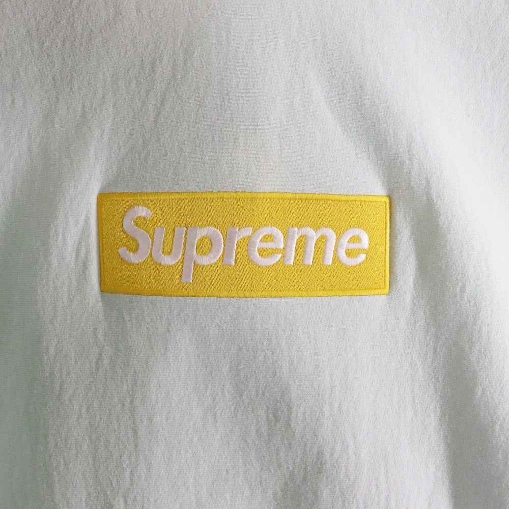 SUPREME(シュプリーム) 17AW Box Logo Hooded Sweatshirt ボックスロゴ プルオーバースウェットパーカー フーディー アイスブルー