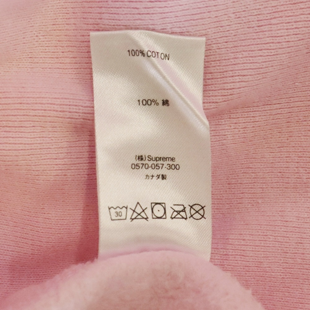 SUPREME(シュプリーム) 19AW Bandana Box Logo Hooded Sweatshirt バンダナボックスロゴ プルオーバースウェットパーカー フーディー ピンク