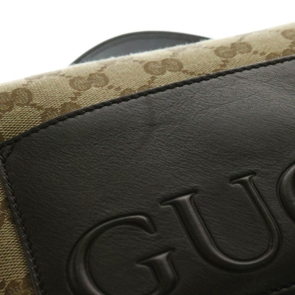 GUCCI(グッチ) モノグラム キャンバス メッセンジャーバッグ ベージュ 821617