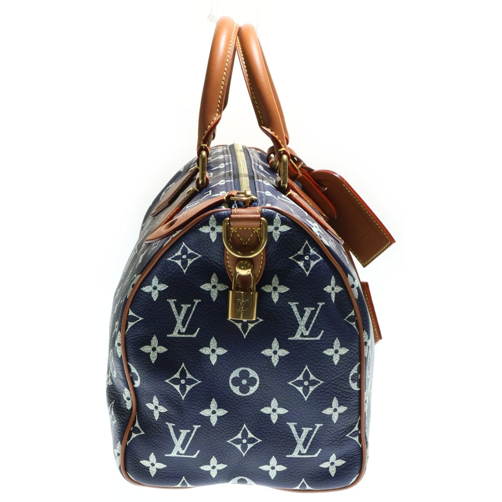 LOUIS VUITTON(ルイヴィトン) Speedy P9 Bandoliere スピーディ P9 バンドリエール30 モノグラムレザーショルダーバッグ ハンドバッグ ネイビー M15282