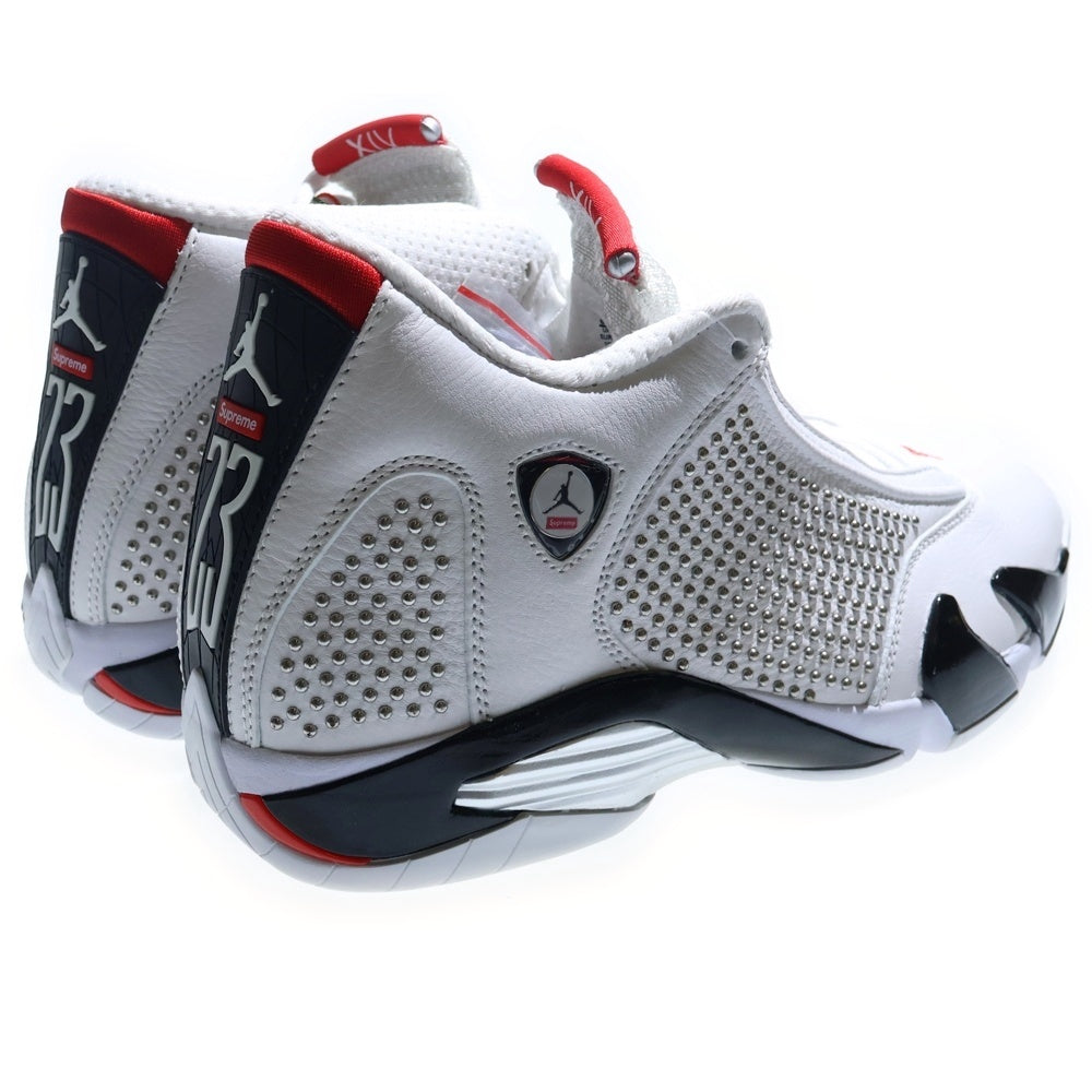 NIKE(ナイキ) 19SS×SUPREME AIR JORDAN 14 RETRO S シュプリーム エアジョーダン 14 レトロ ハイカットスニーカー ホワイト US8.5/26.5cm BV7630-106