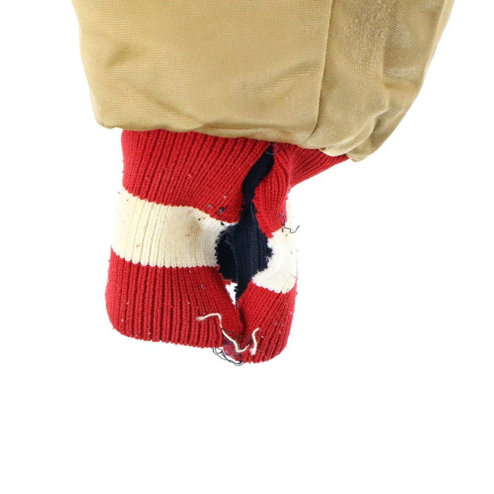 STAETER BLACK LABEL(スターターブラックレーベル) NFL SAN FRANCISCO 49ERS サンフランシスコフォーティナイナーズ スタジャン リバーシブルジャケット ブラウン/ブラック