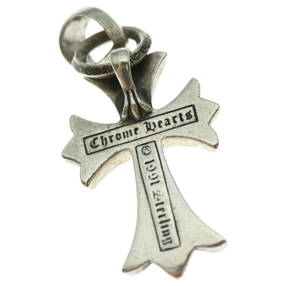 CHROME HEARTS(クロムハーツ) CH CRS SML W/BALE Wベイル スモールCHクロス ペンダントトップ シルバー BCA218