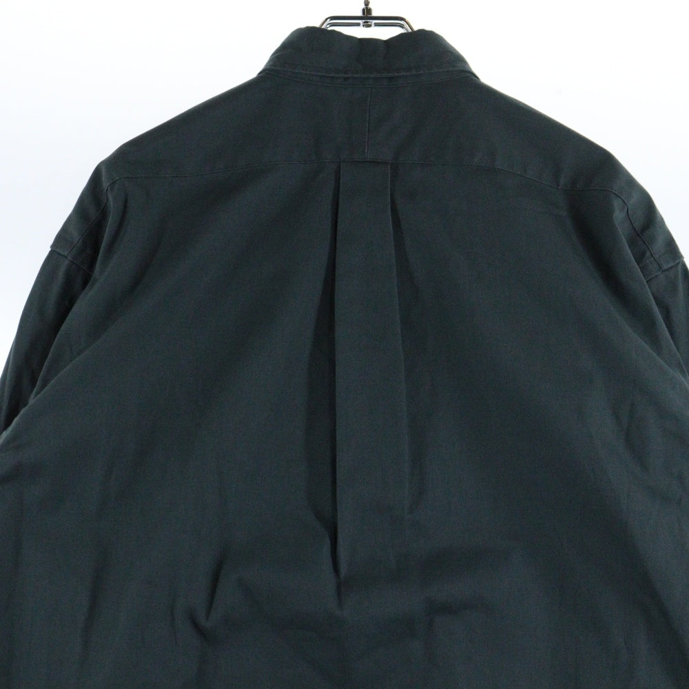 THE NORTH FACE PURPLE LABEL(ノースフェイスパープルレーベル) L/S HALF DOME SHIRT ロゴ刺繍 長袖シャツ グレー NR12450