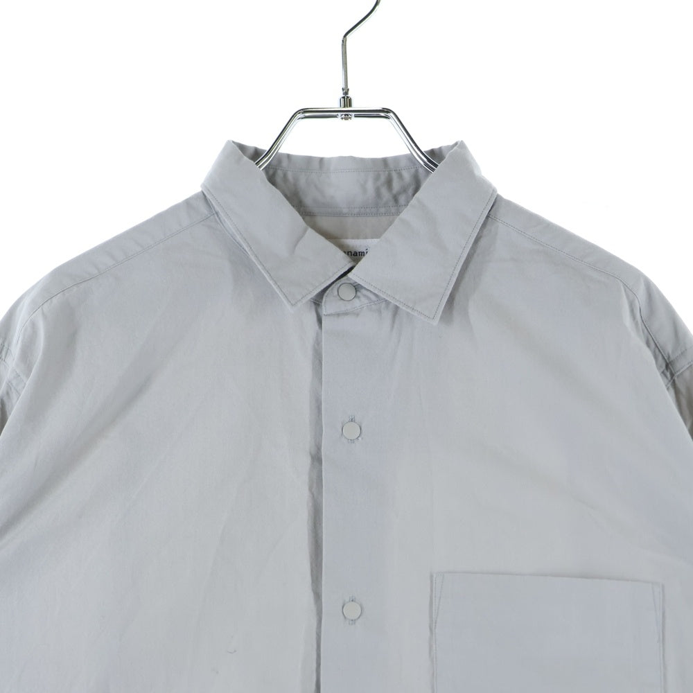 nanamica(ナナミカ) Regular Collar Wind Shirt 長袖シャツ グレー SUGF360