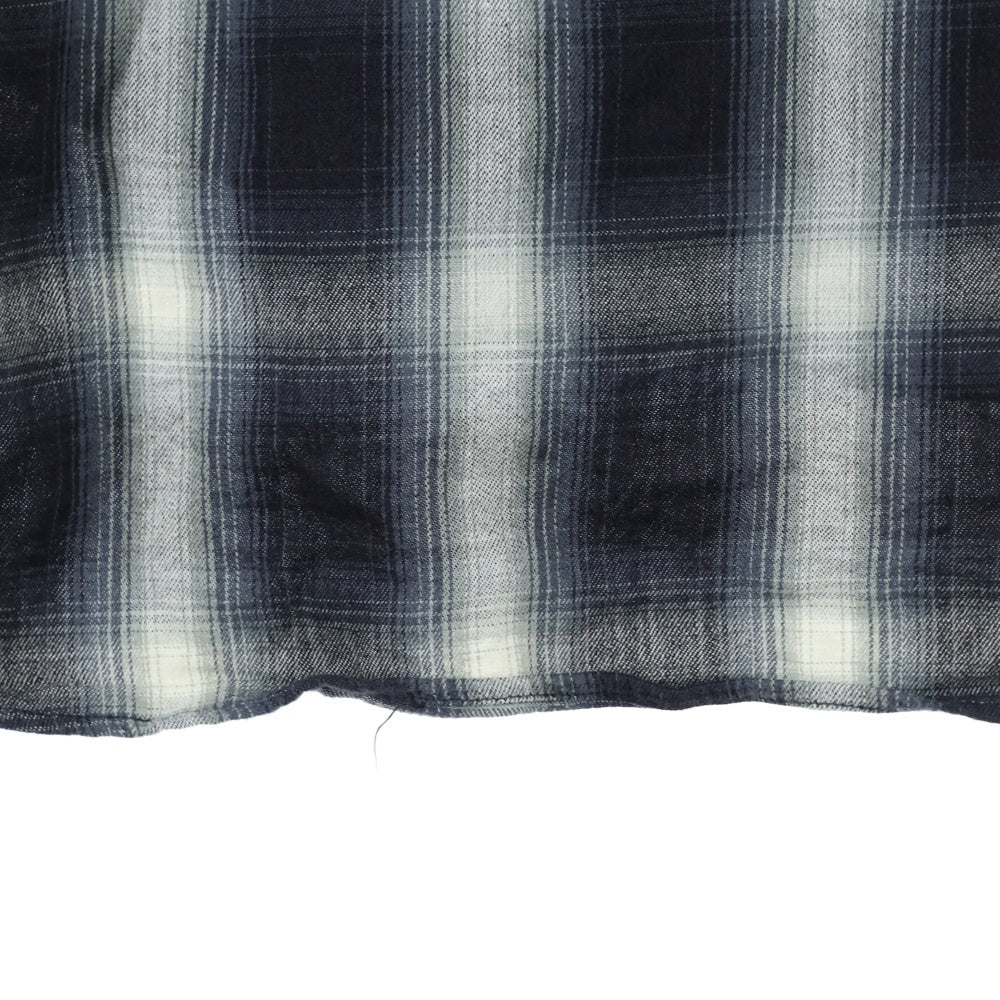 CACTUS PLANT FLEAMARKET CPFM(カクタス プラント フリーマーケット シーピーエフエム) DOUBLE VISION CHECK SHIRT ダブルビジョン 長袖チェックシャツ ブラック CP03SH001