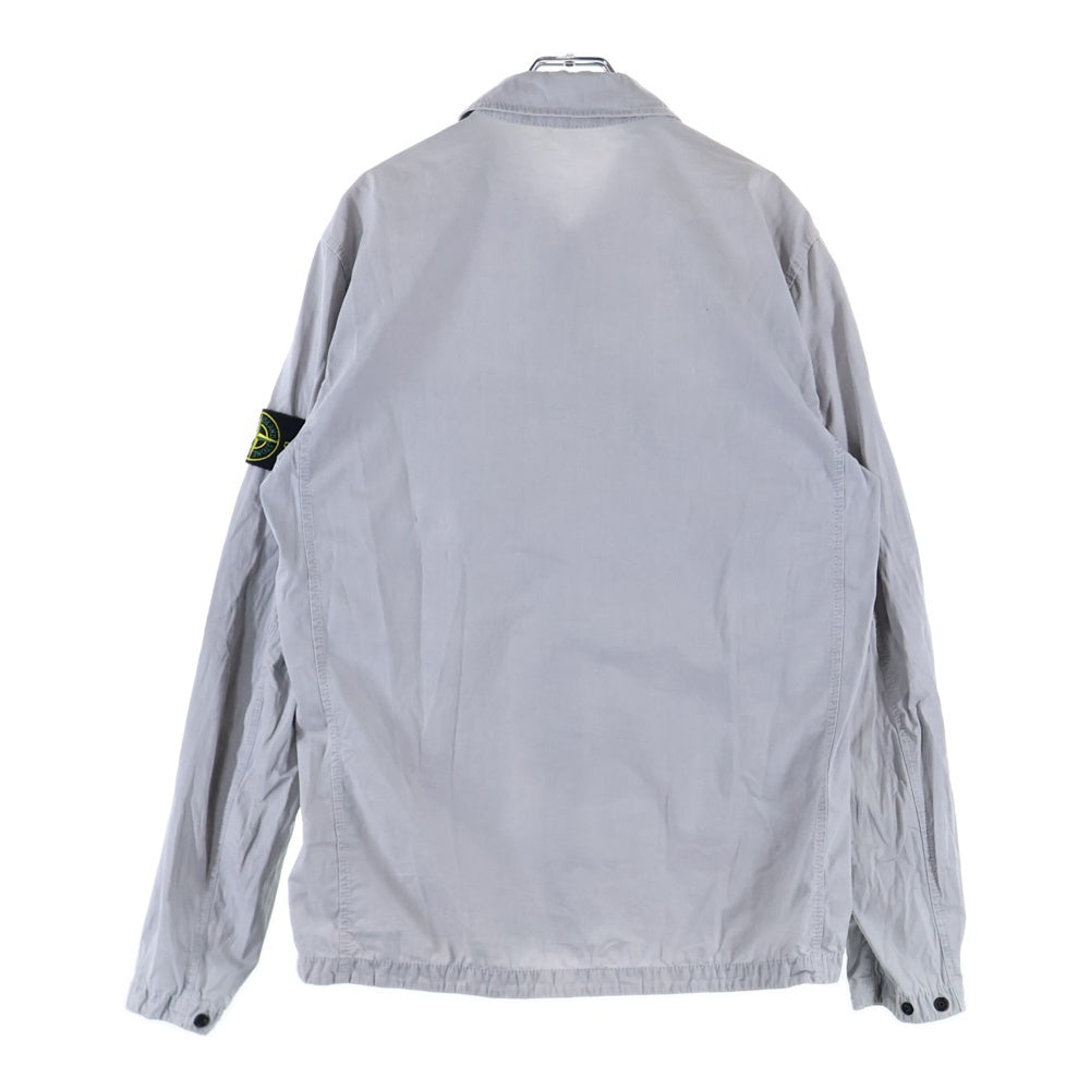 STONE ISLAND(ストーンアイランド) 2 Pocket Shirt Jacket 2ポケット ダブルジップアップシャツジャケット グレー 7515113WN