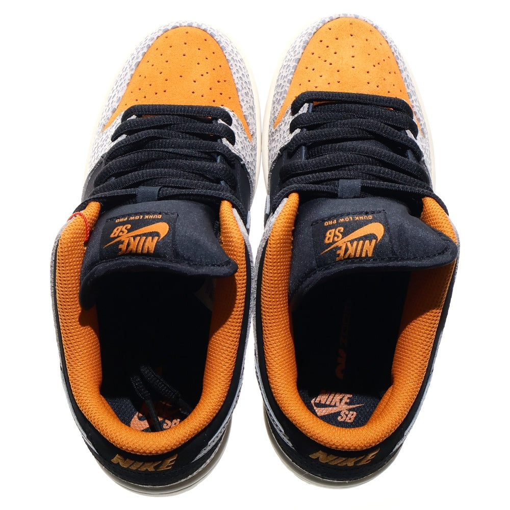 NIKE SB(ナイキエスビー) Dunk Low Pro Olympic Cobblestone ダンク ロー プロ オリンピック コブルストーン ローカットスニーカー グレ-/ブラック/オレンジ US6.5/24.5cm FZ1233-001