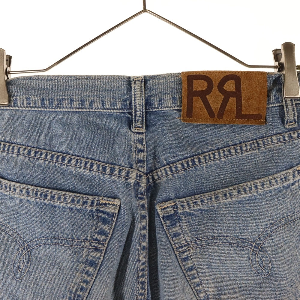 RRL(ダブルアールエル) 90S Denim Pants ボタンフライ デニムパンツ ストレートジーンズ インディゴ C-TK 1247
