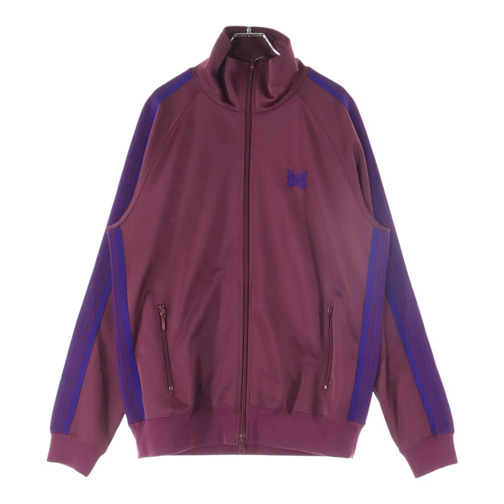 Needles(ニードルス) 24SS Track Jacket ロゴ刺繍 トラックジャケット バーガンディ NS244