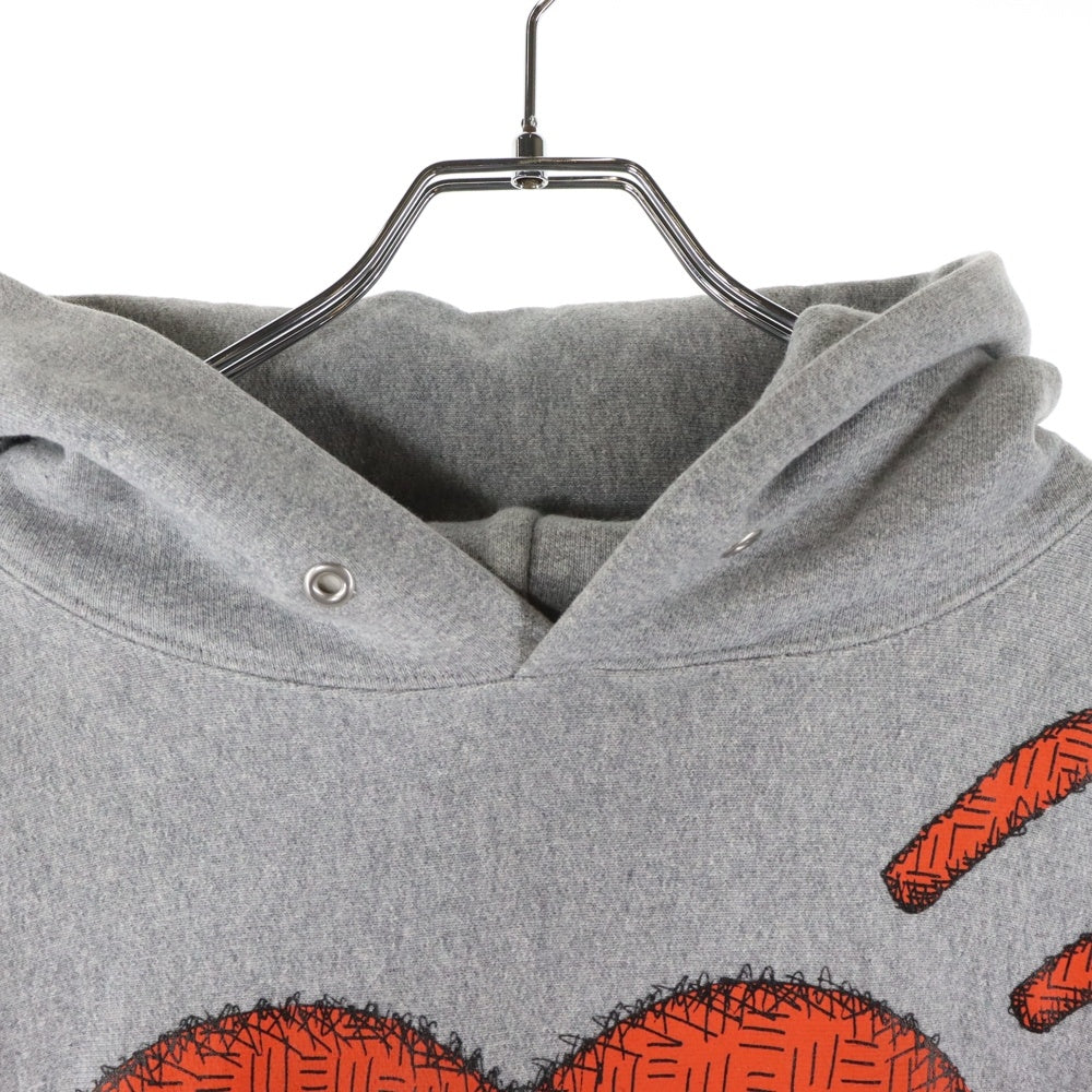 HUMAN MADE(ヒューマンメイド) ×KAWS PIZZA HOODIE カウズ ピザフーディー パーカー グレー