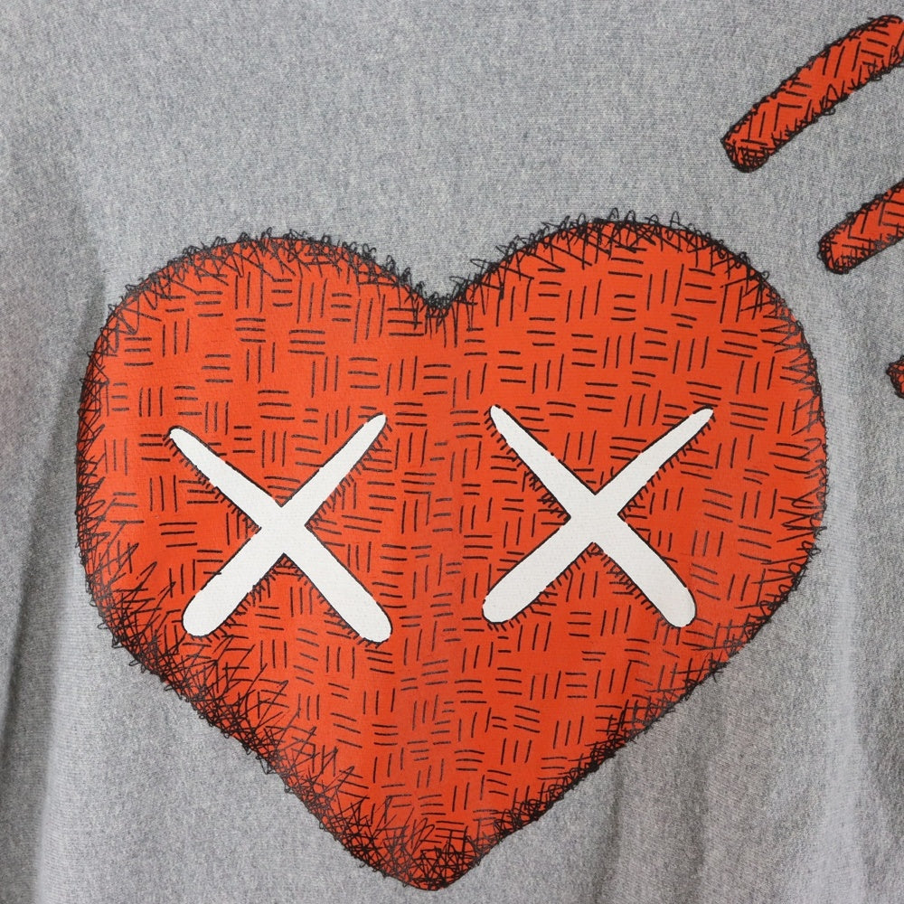 HUMAN MADE(ヒューマンメイド) ×KAWS PIZZA HOODIE カウズ ピザフーディー パーカー グレー