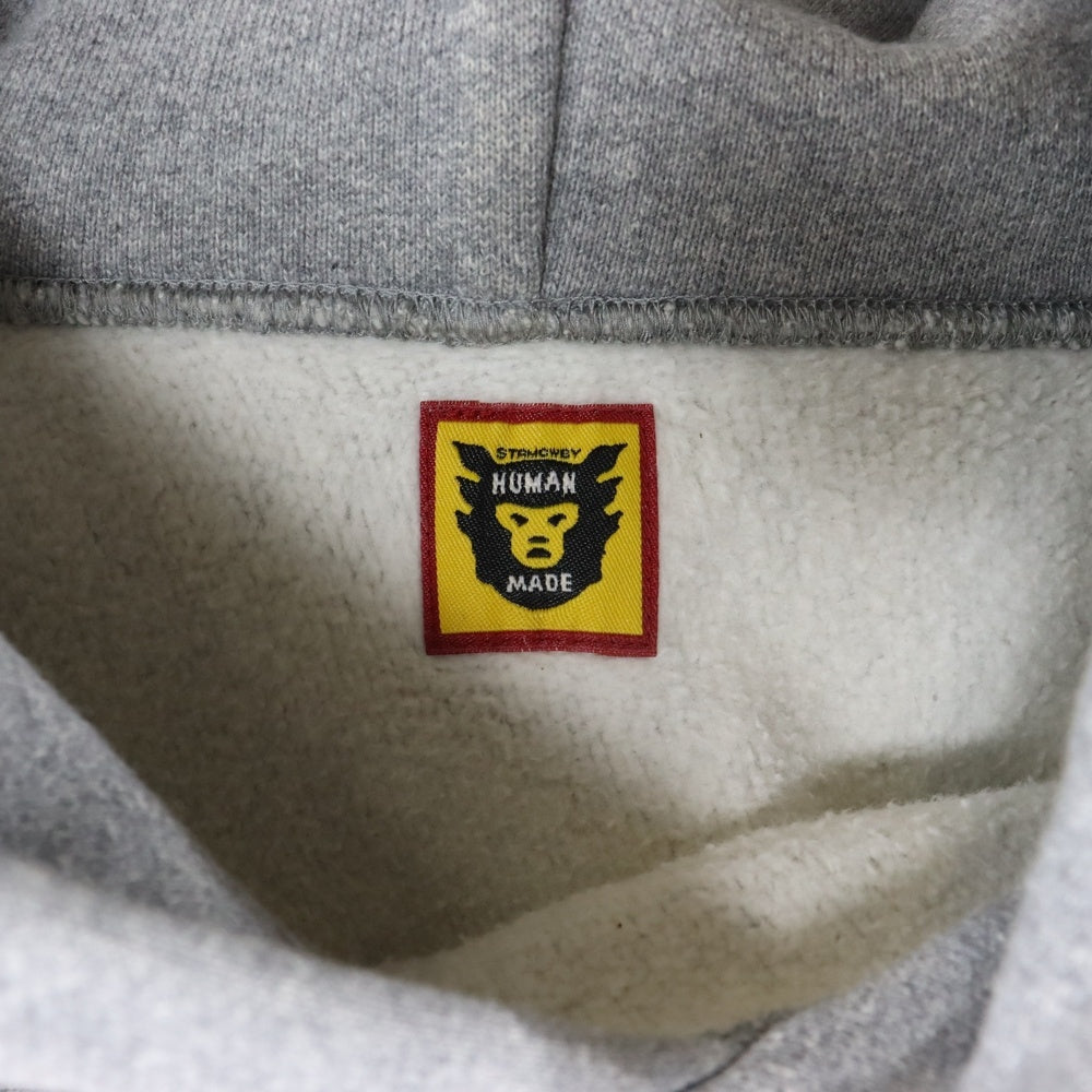 HUMAN MADE(ヒューマンメイド) ×KAWS PIZZA HOODIE カウズ ピザフーディー パーカー グレー