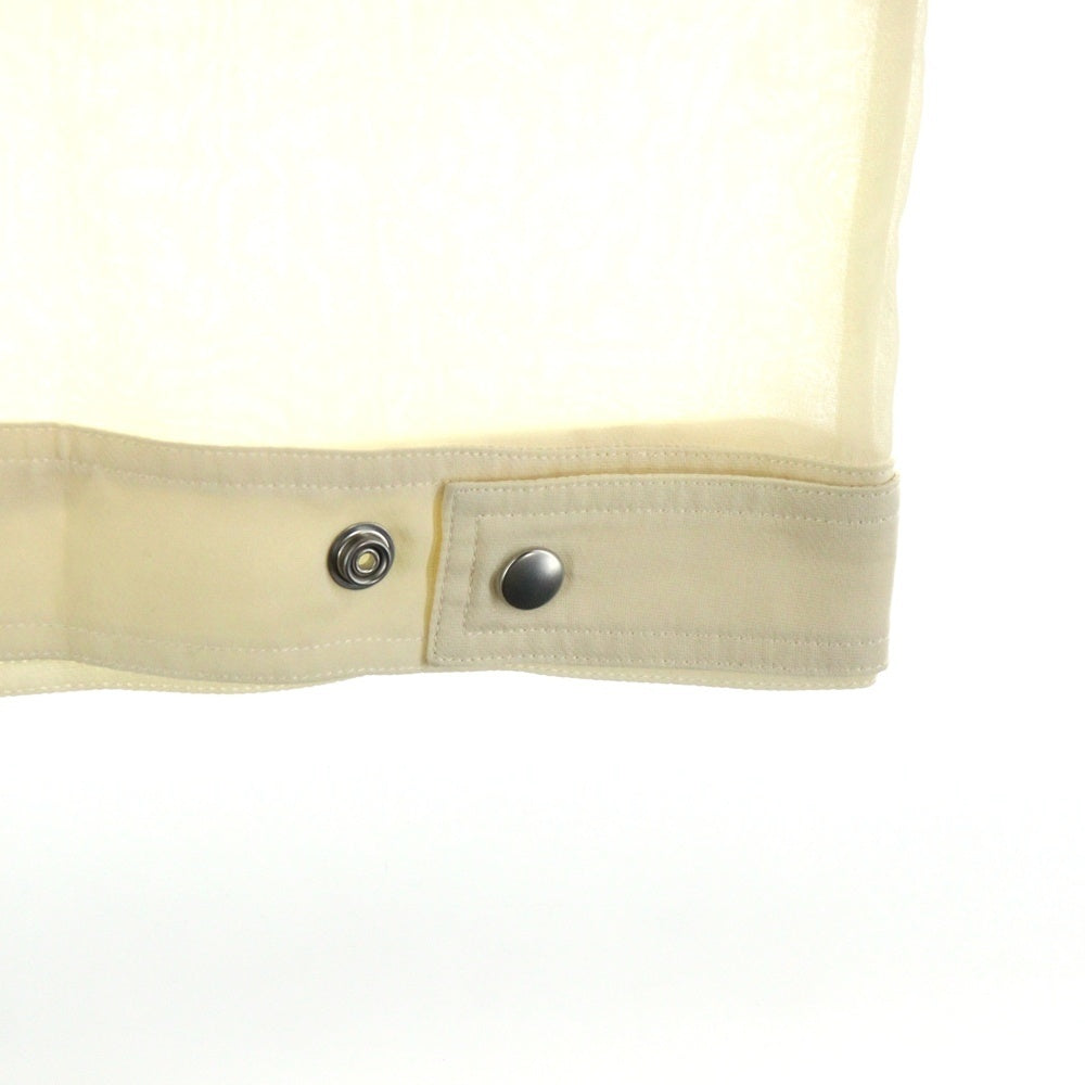 Rick Owens(リックオウエンス) SLEEVELESS JUMBO SHIRT ジャンボ ノースリーブシャツ アイボリー RP01B4725-OR