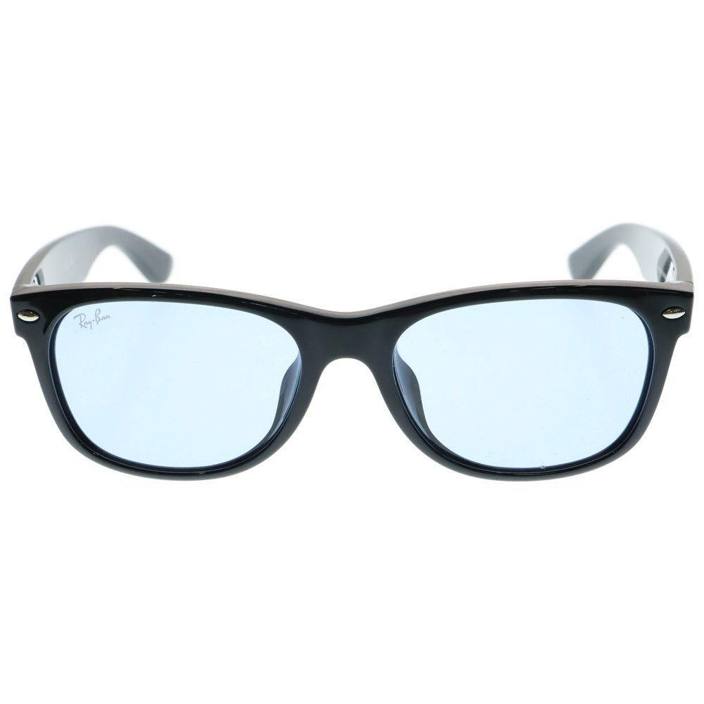 Ray Ban(レイバン) NEW WAYFARER ニューウェイファーラー マットブラック カラーレンズ ウェリントンサングラス メガネ 眼鏡 ブラックRB2132-F