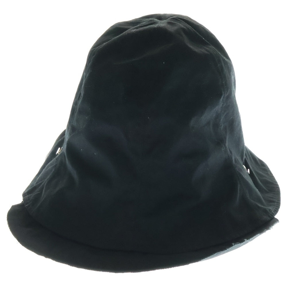 KIJIMA TAKAYUKI(キジマタカユキ) ナイロン バケットハット 帽子 ブラック 222601