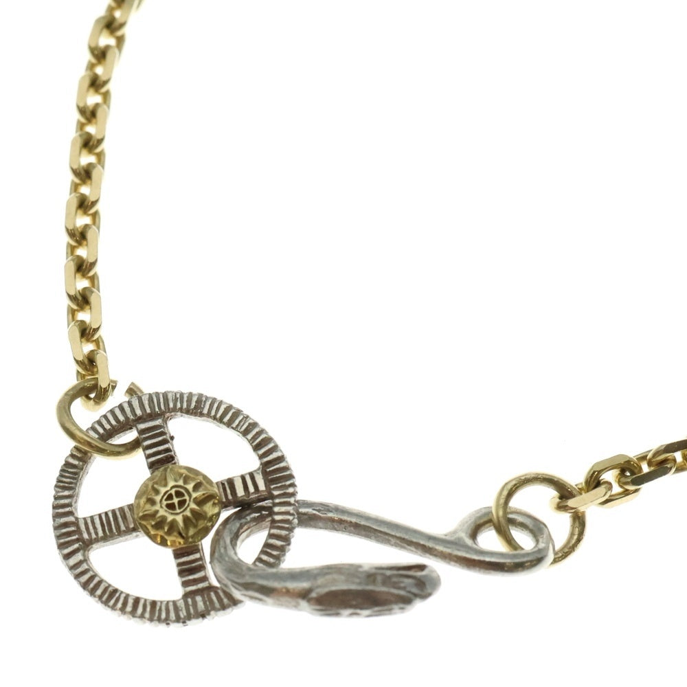 REDMAN(レッドマン) シルバーイーグルフック メタルホイール カスタム ゴールドチェーン ネックレスチェーン シルバー/ゴールド