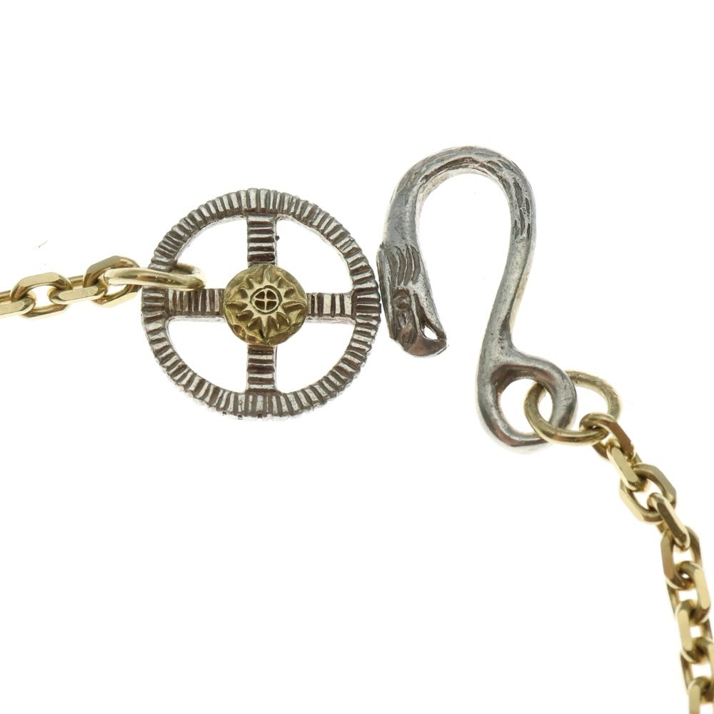 REDMAN(レッドマン) シルバーイーグルフック メタルホイール カスタム ゴールドチェーン ネックレスチェーン シルバー/ゴールド