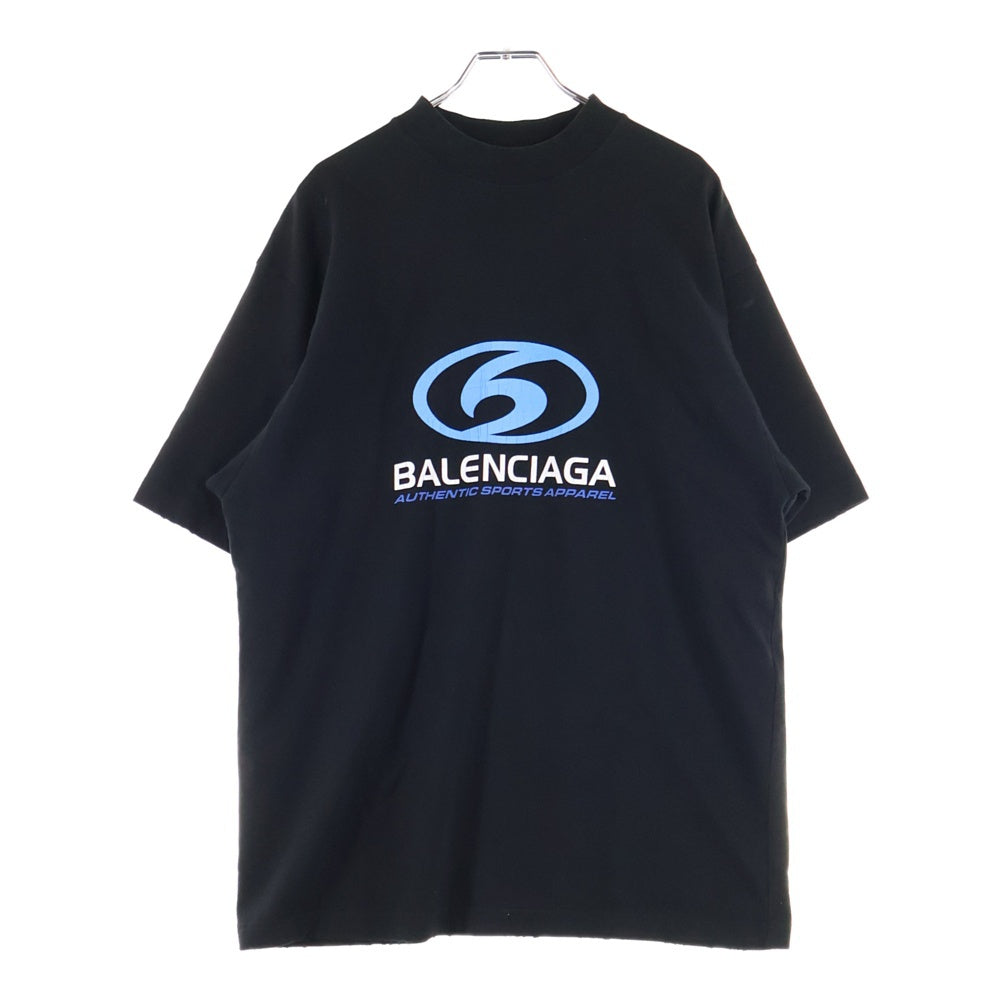 BALENCIAGA(バレンシアガ) 24SS Super Medium Fit Tee スーパー ミディアム フィット 半袖Tシャツ カットソー ブラック 764235 TPVU6