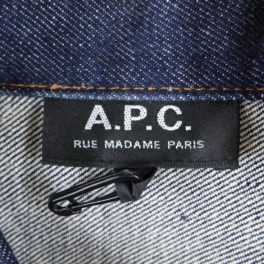 A.P.C(アーペーセー) DENIM BRUT VESTE JEAN JPS 1stタイプ リジットデニムジャケット Gジャン インディゴ 25212-1-30301