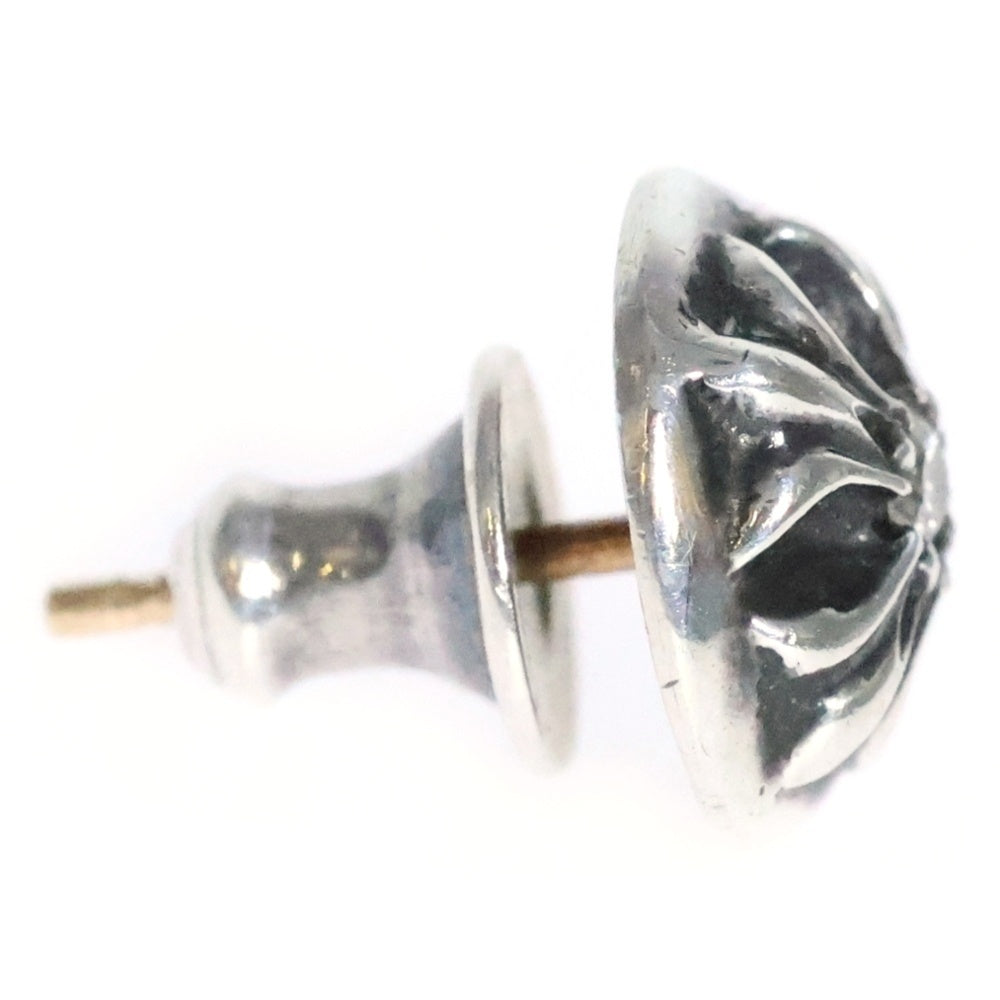 CHROME HEARTS(クロムハーツ) STUD CRSBLL 1DIA クロスボールスタッドピアス 1ダイヤ シルバー