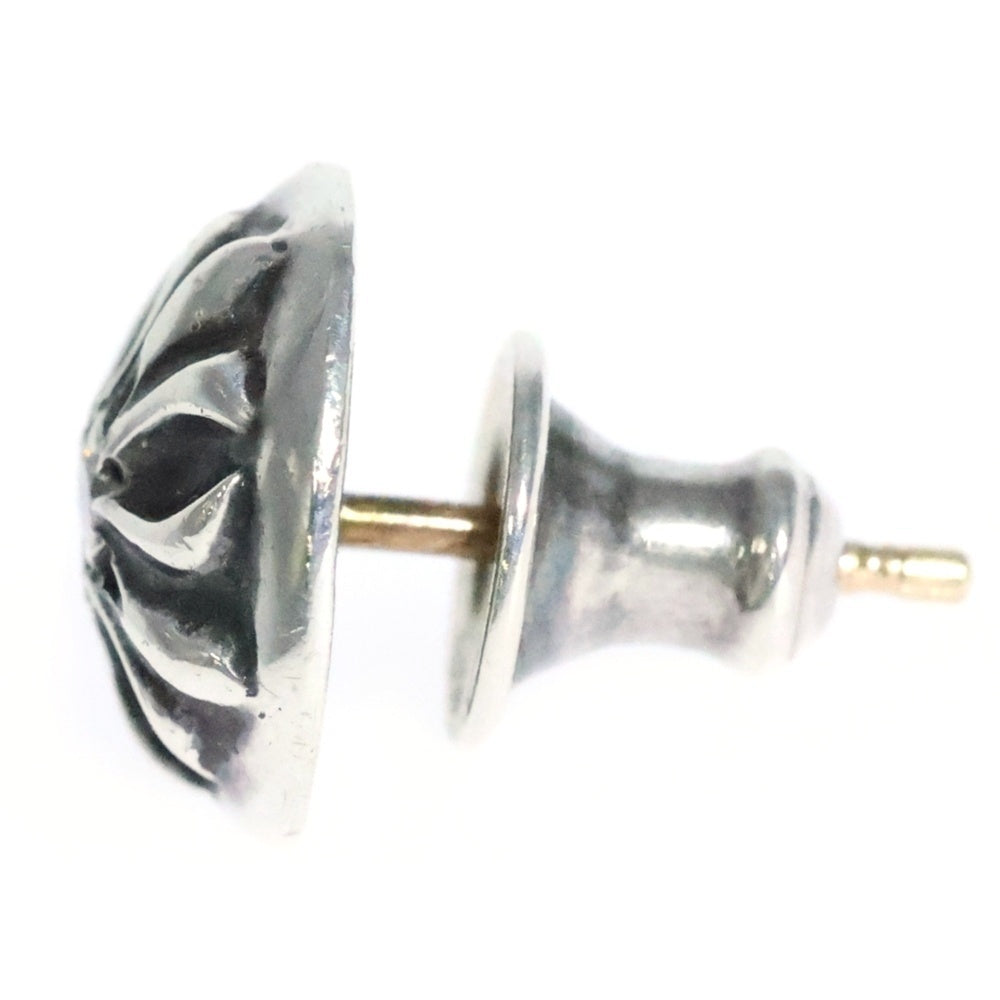 CHROME HEARTS(クロムハーツ) STUD CRSBLL 1DIA クロスボールスタッドピアス 1ダイヤ シルバー