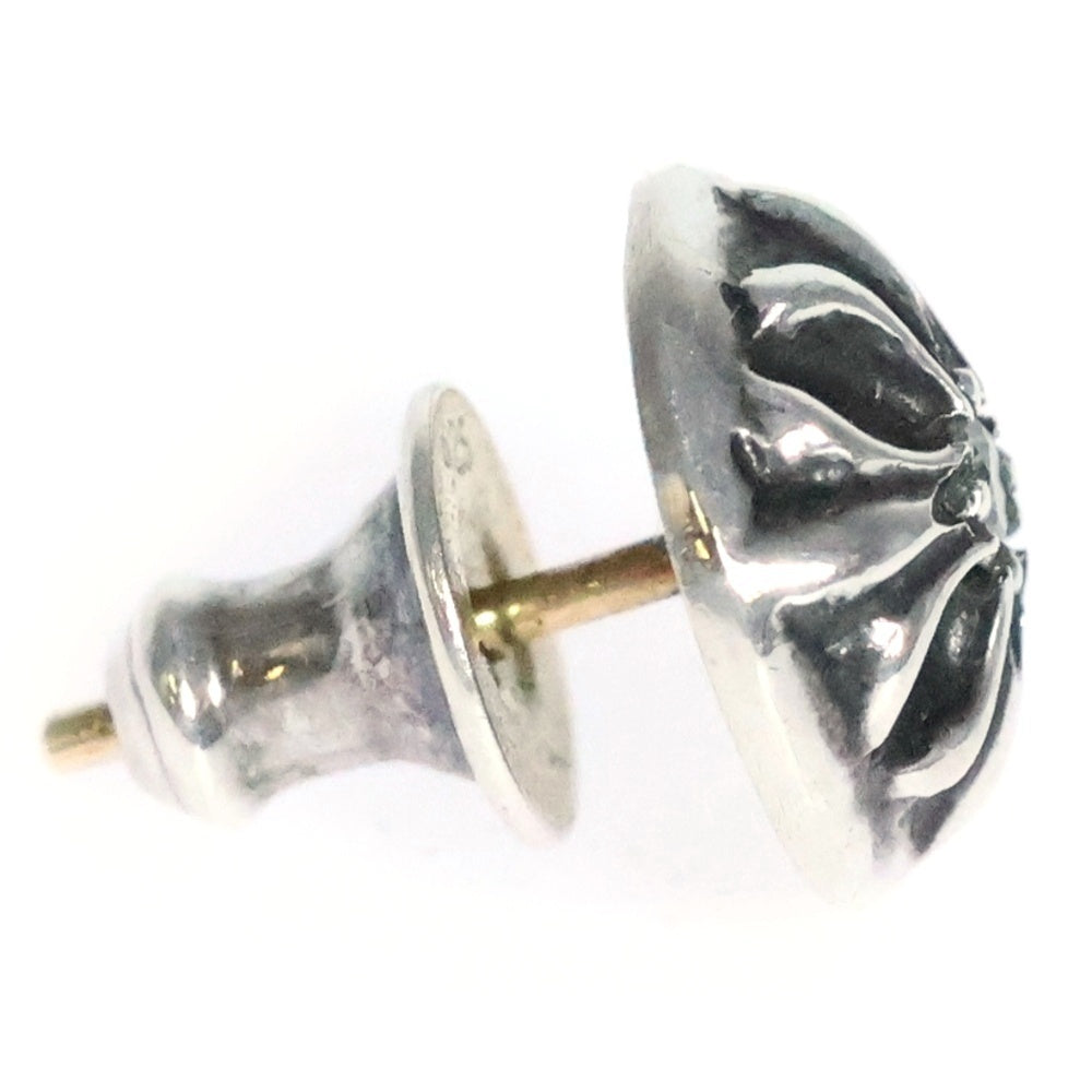 CHROME HEARTS(クロムハーツ) STUD CRSBLL 1DIA クロスボールスタッドピアス 1ダイヤ シルバー