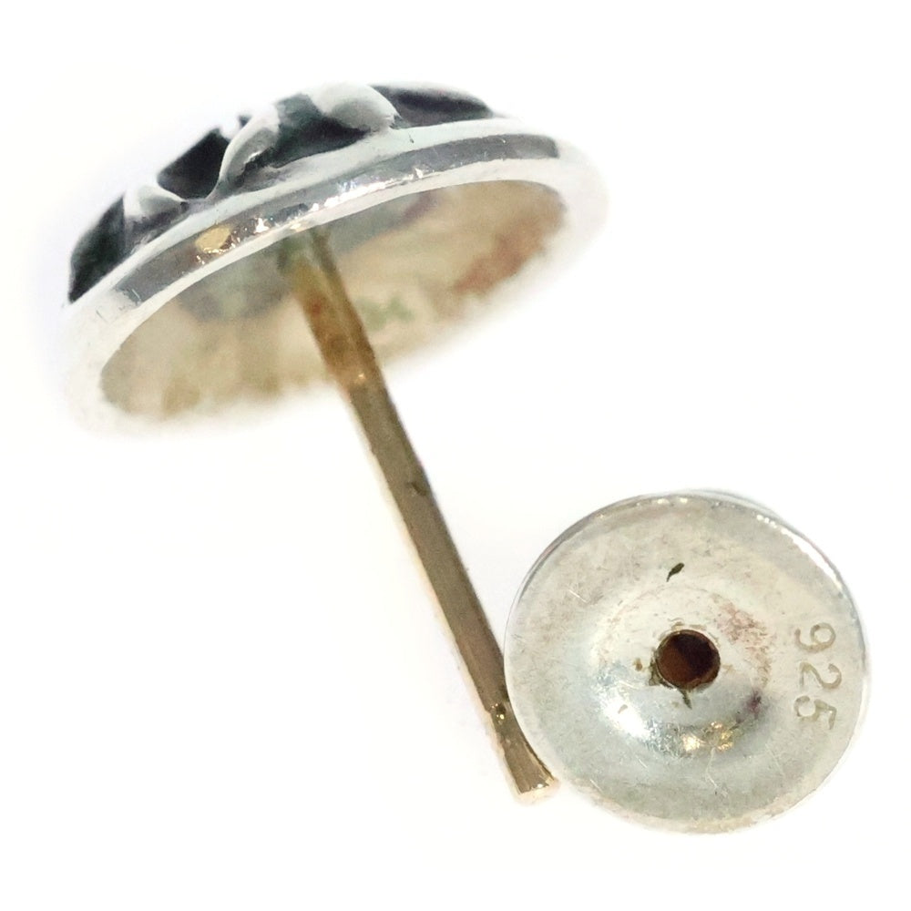 CHROME HEARTS(クロムハーツ) STUD CRSBLL 1DIA クロスボールスタッドピアス 1ダイヤ シルバー