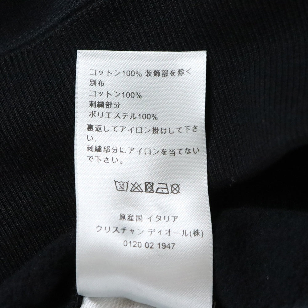 DIOR(ディオール) 20SS Archive Patch Hoodie アーカイブパッチ プルオーバースウェットパーカー ブラック 013J605B0531