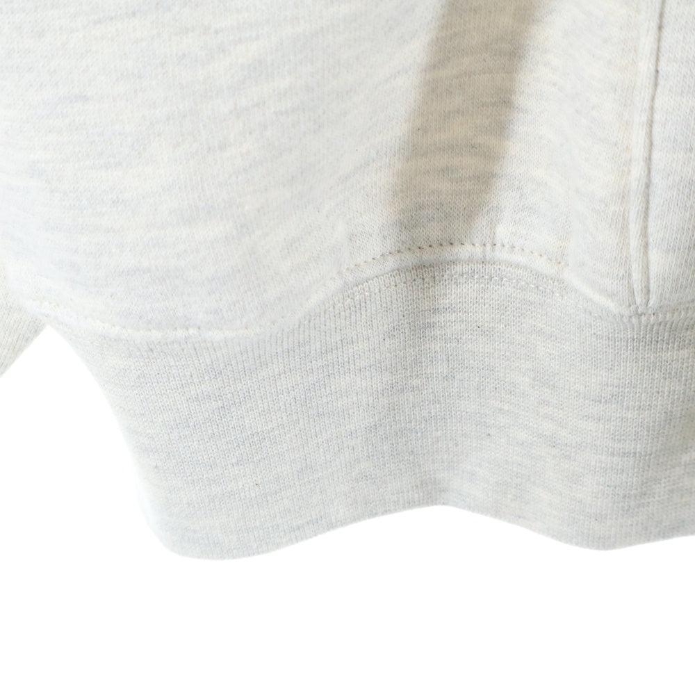 FEAR OF GOD ESSENTIALS(フィアオブゴッド エッセンシャルズ) HOODIE 1977 フェルトロゴ プルオーバースウェットパーカー フーディー グレージュ
