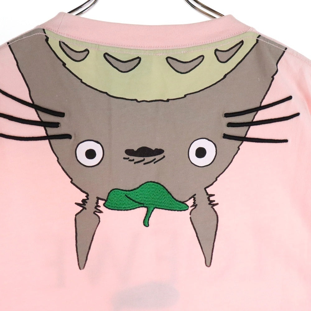 LOEWE(ロエベ) ×STUDIO GHIBLI Totoro T-shirt スタジオジブリ となりのトトロ 刺繍半袖Tシャツ ピンク S848Y22X02