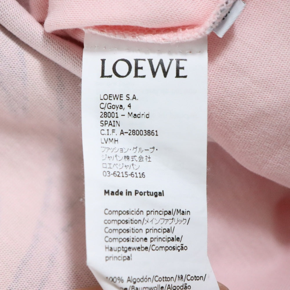 LOEWE(ロエベ) ×STUDIO GHIBLI Totoro T-shirt スタジオジブリ となりのトトロ 刺繍半袖Tシャツ ピンク S848Y22X02