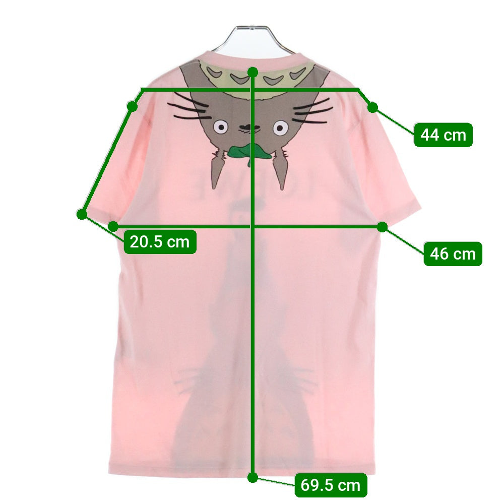 LOEWE(ロエベ) ×STUDIO GHIBLI Totoro T-shirt スタジオジブリ となりのトトロ 刺繍半袖Tシャツ ピンク S848Y22X02
