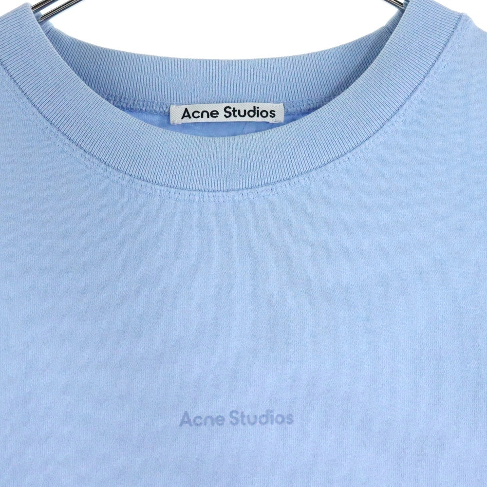 Acne Studios(アクネ ストゥディオズ) T-Shirt ロゴプリント 半袖Tシャツ ブルー AL0135-