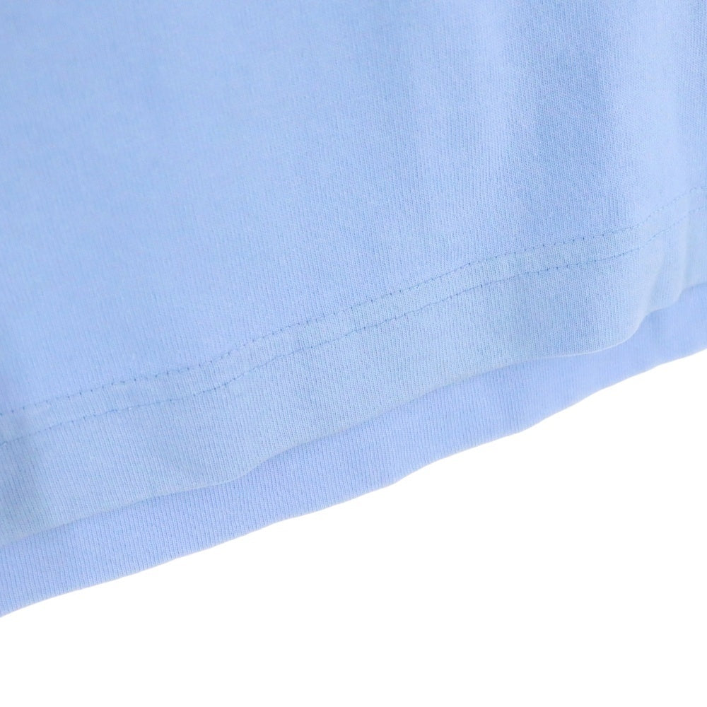 Acne Studios(アクネ ストゥディオズ) T-Shirt ロゴプリント 半袖Tシャツ ブルー AL0135-